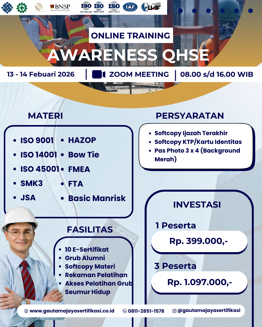Online Training Awareness QHSE