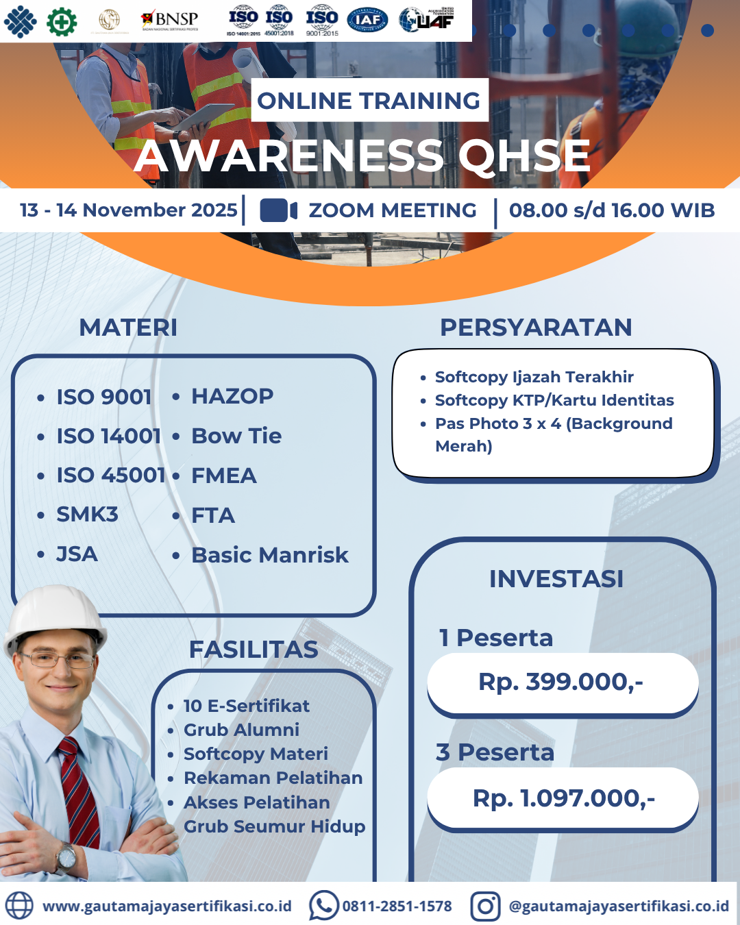 Online Training Awareness QHSE