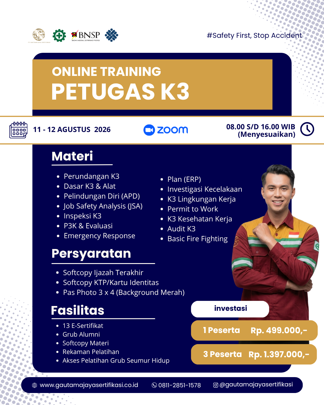 Online Training Petugas K3