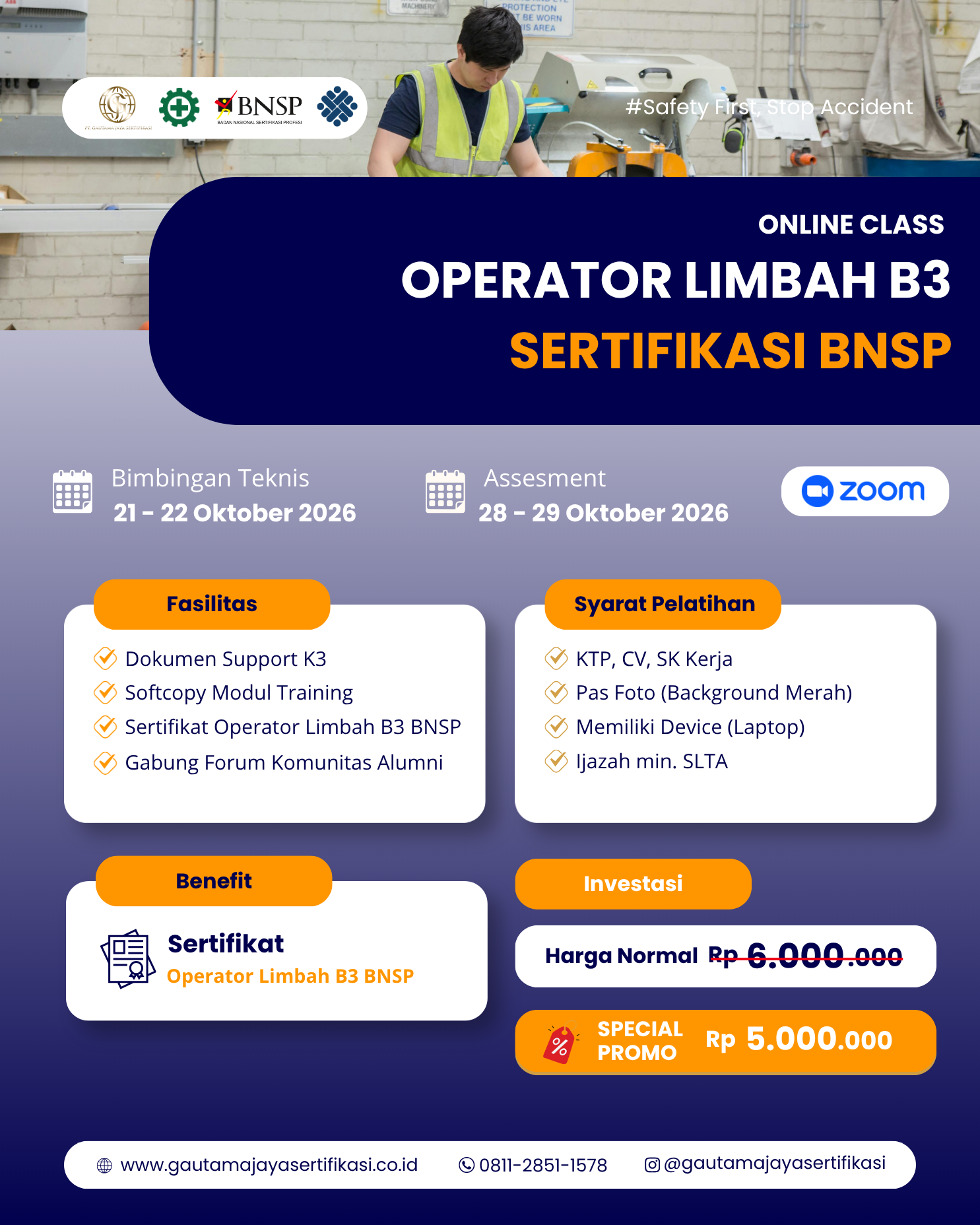 Pelatihan & Sertifikasi POP Pertambangan BNSP