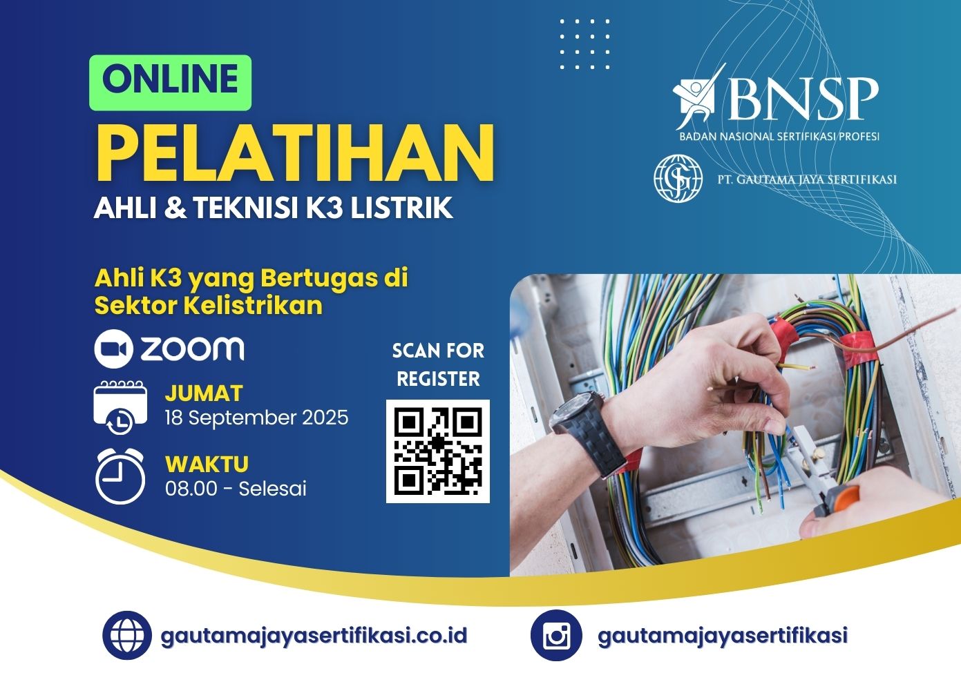 Pelatihan Ahli & Teknisi K3 Listrik