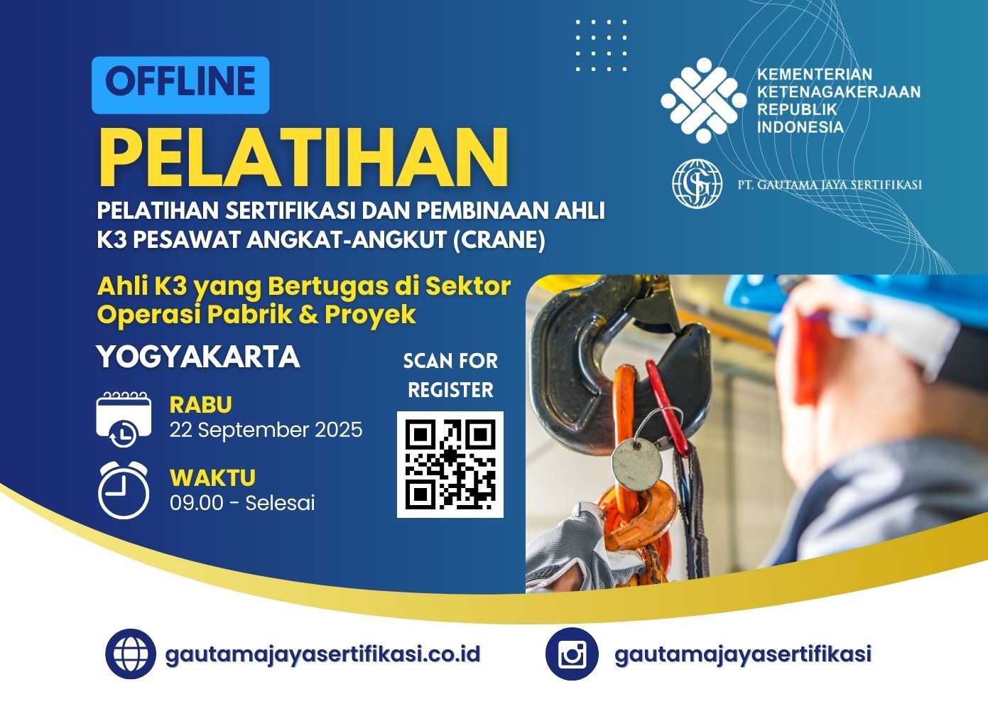 Pelatihan Ahli K3 yang Bertugas di Sektor Operasi Pabrik & Proyek
