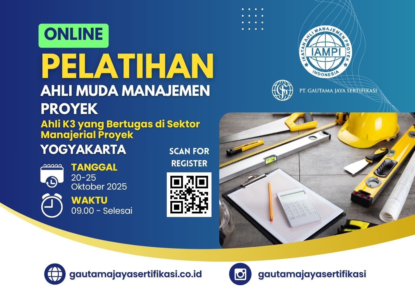 Pelatihan Ahli Muda Manajemen Proyek