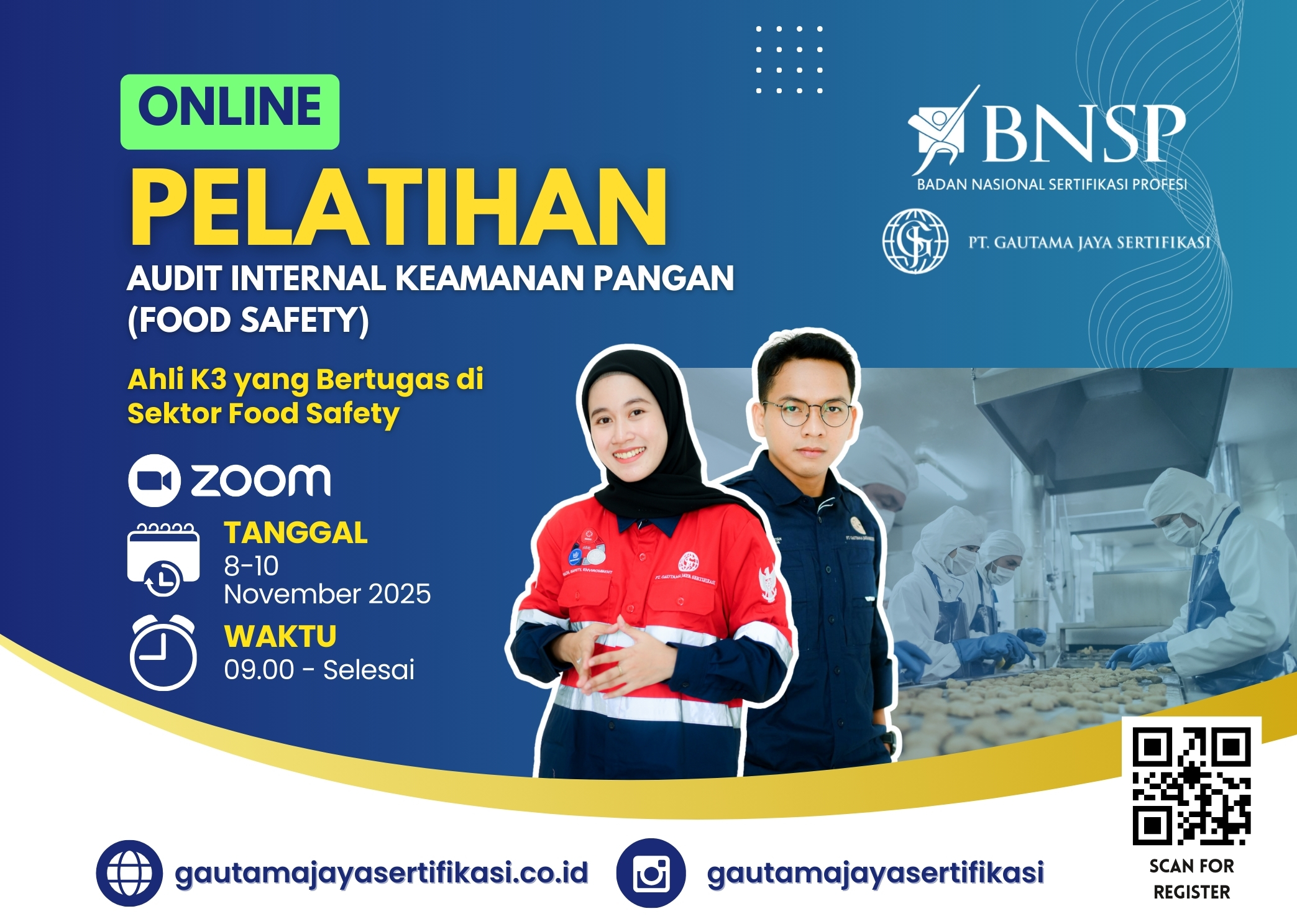 Pelatihan Audit Internal Keamanan Pangan (Food Safety)