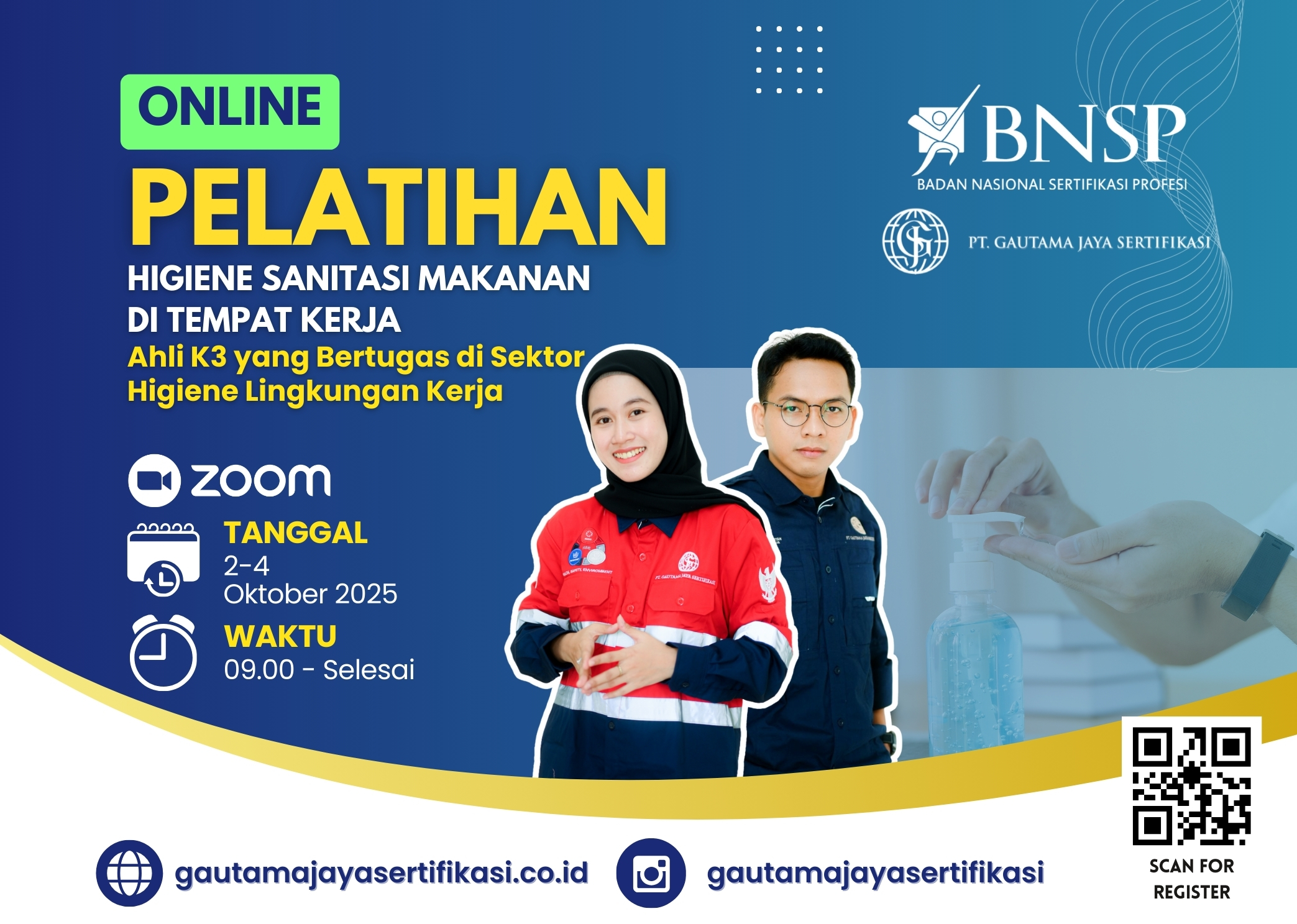 Pelatihan Higiene Sanitasi Makanan di Tempat Kerja