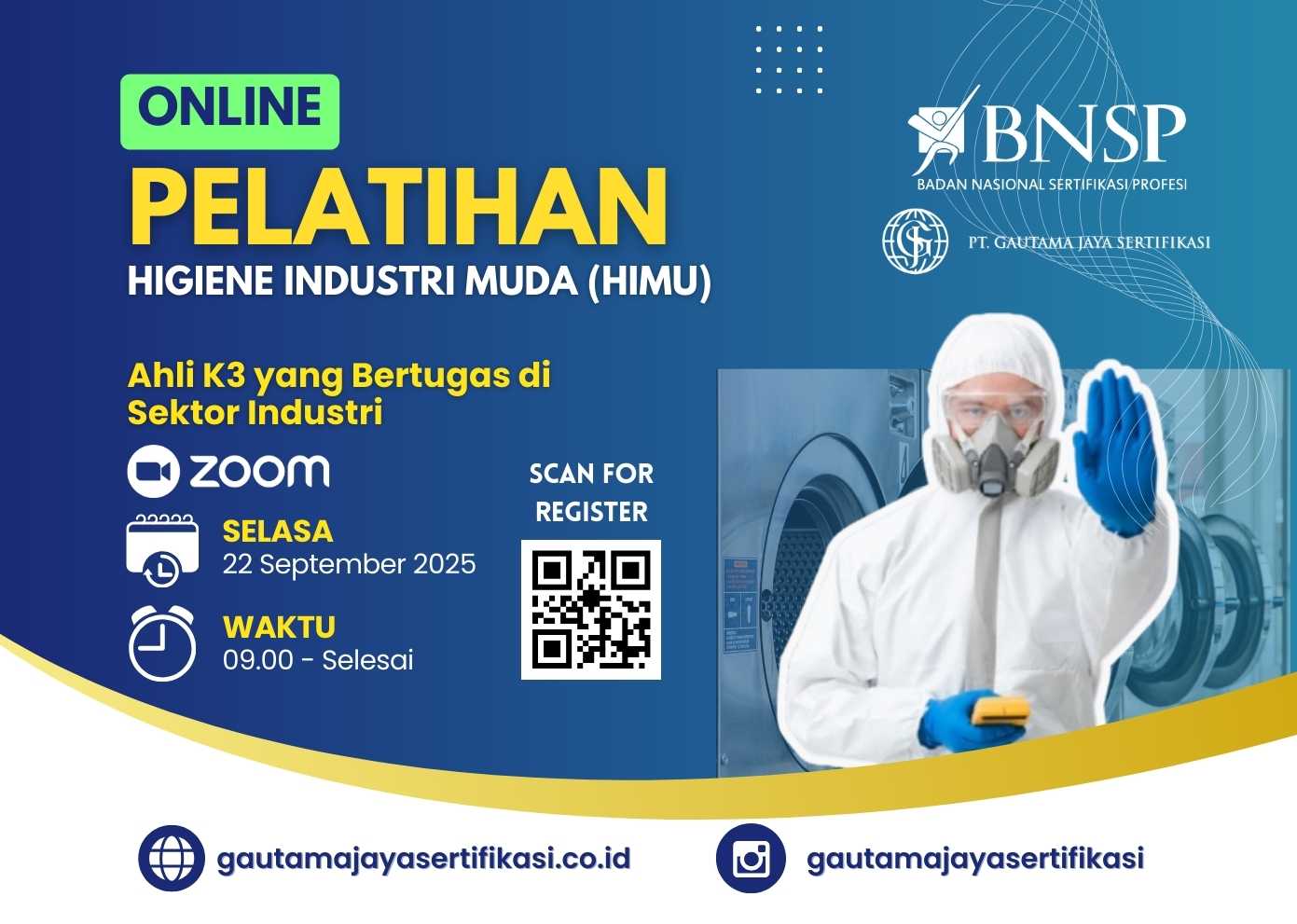 Pelatihan K3 Spesialis Higiene Industri Muda (HIMU)