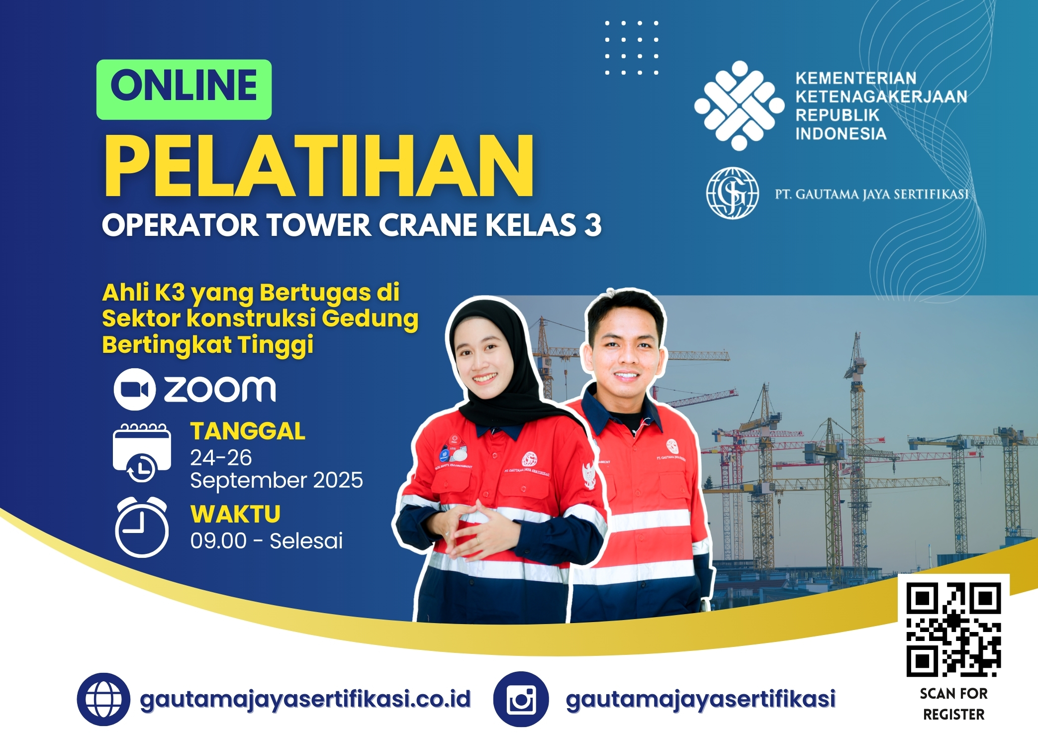 Pelatihan Operator Overhead Crane Kelas 3