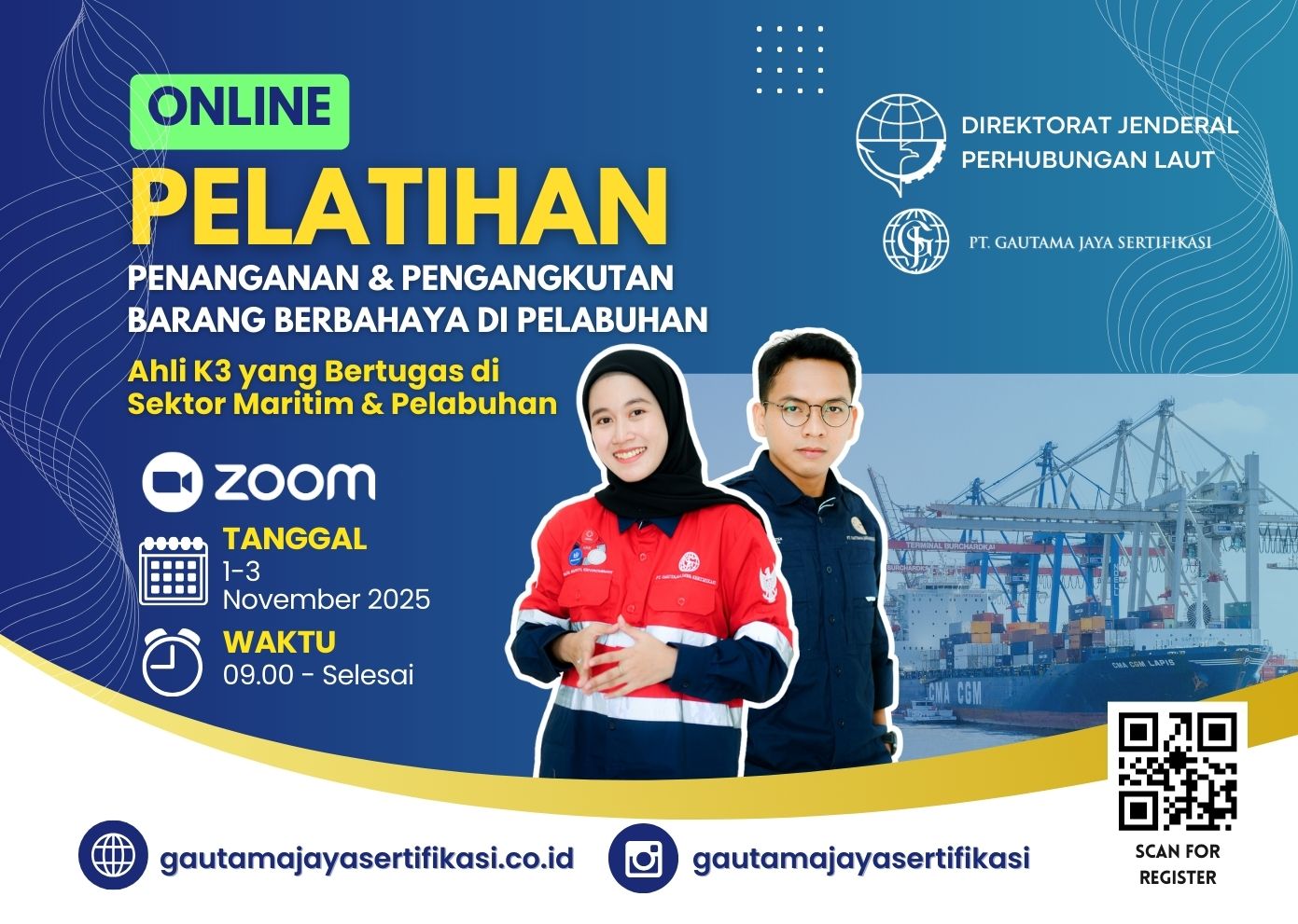 Pelatihan Penanganan & Pengangkutan Barang Berbahaya Di Pelabuhan