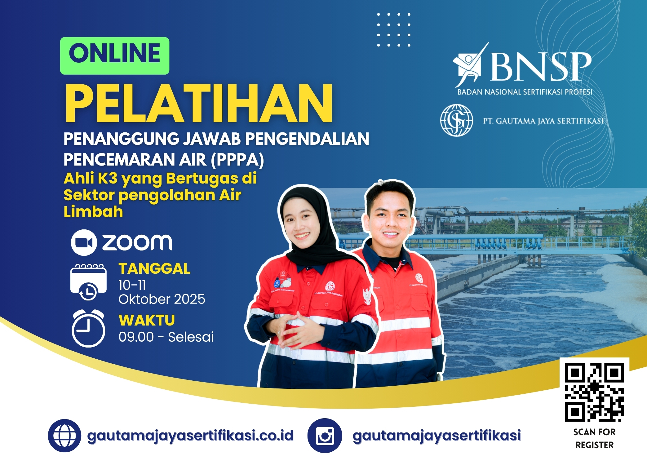 Pelatihan Penanggung Jawab Pengendalian Pencemaran Air (PPPA)