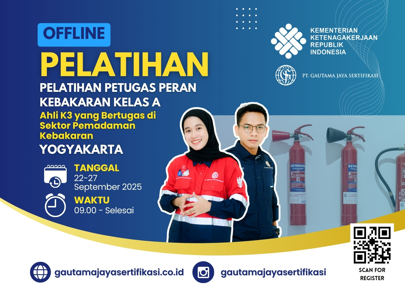 Pelatihan Petugas Peran Kebakaran Kelas A