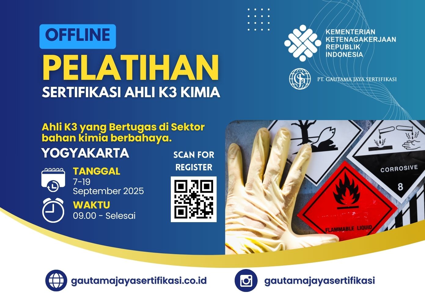 Pelatihan Sertifikasi Ahli K3 Kimia