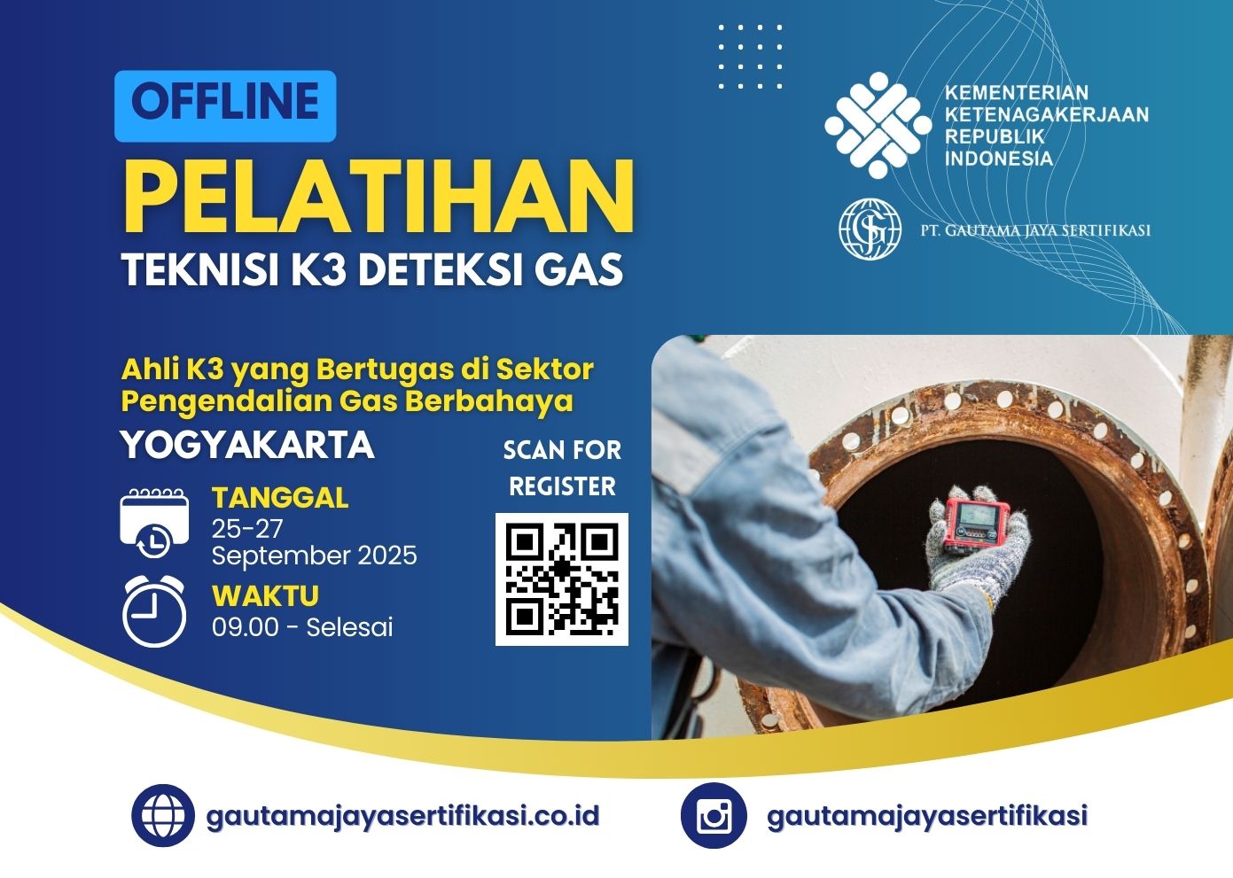 Pelatihan Teknisi K3 Deteksi Gas