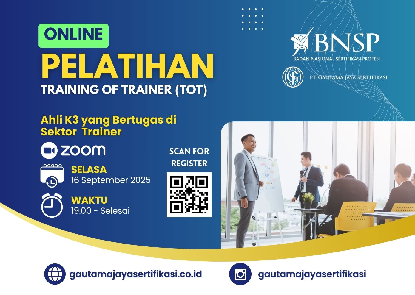 Pelatihan Training of trainer (TOT)