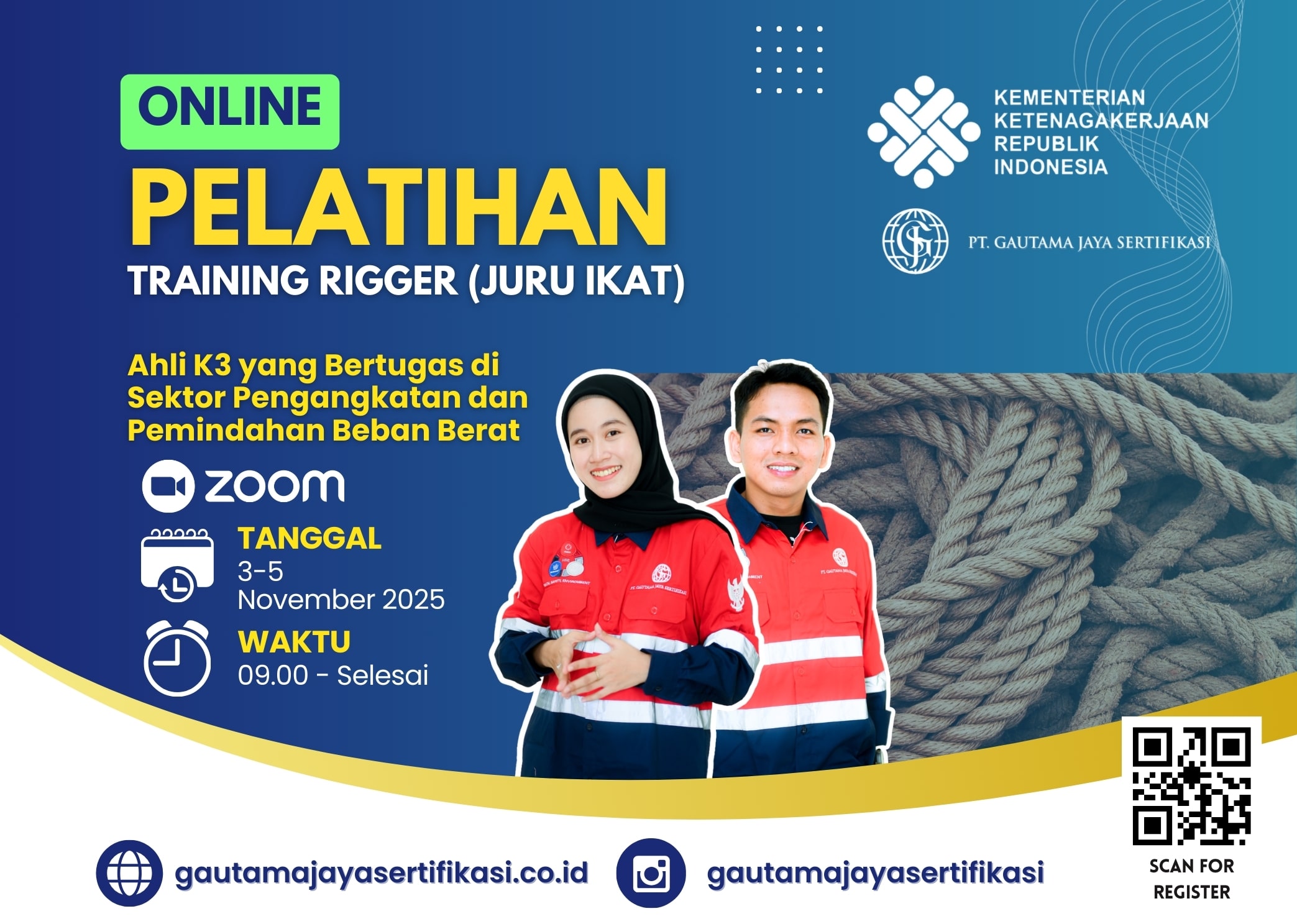 Pelatihan Training Rigger (Juru Ikat)