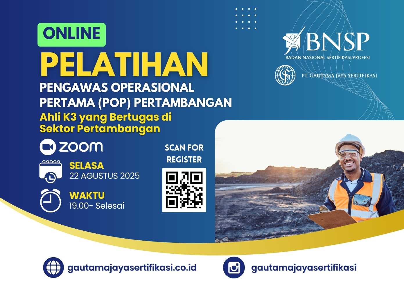 Pengawas Operasional Pertama (POP) Pertambangan