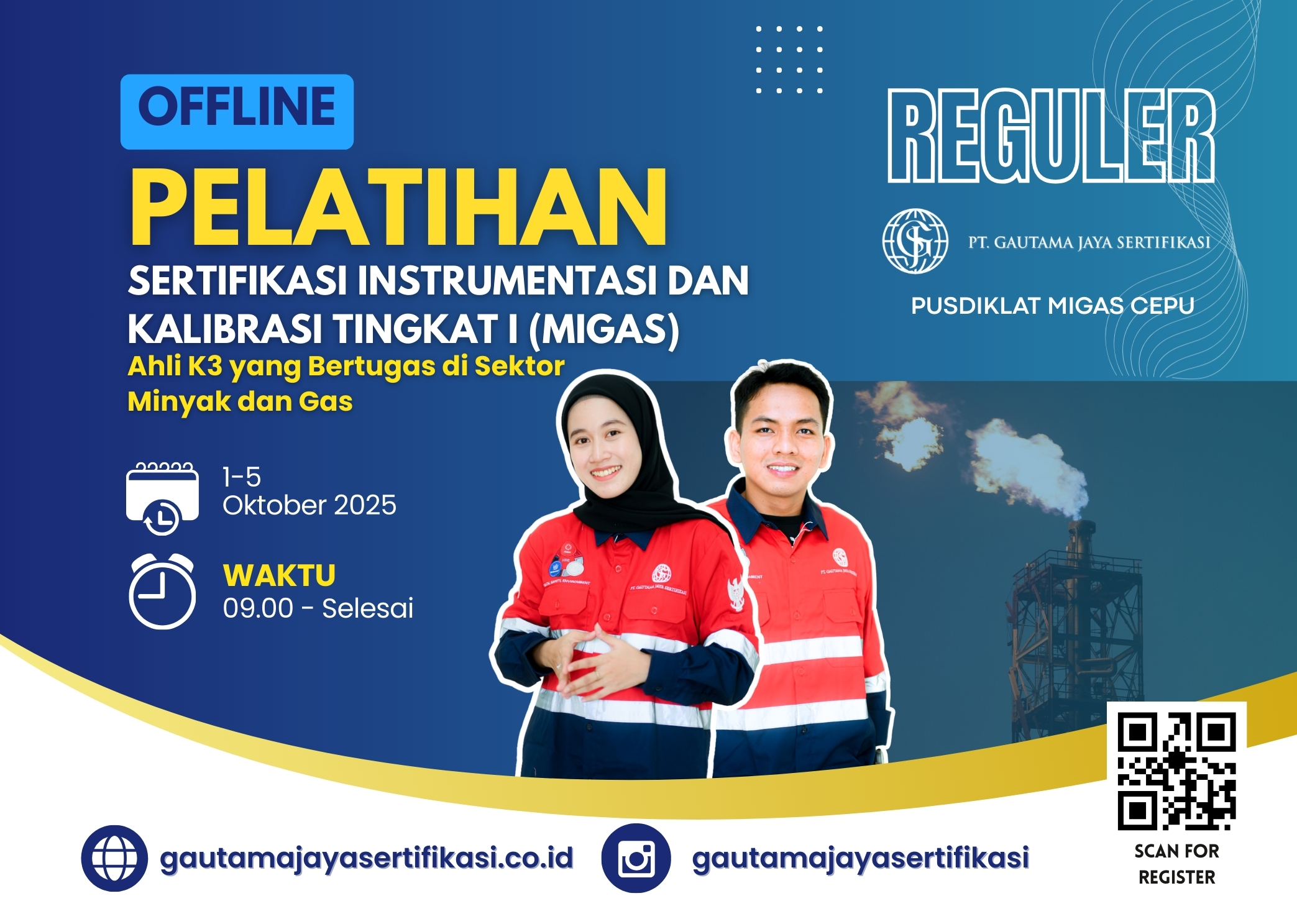 Sertifikasi Instrumentasi dan Kalibrasi Tingkat I (MIGAS)